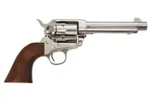 Cimarron Frontier Stainless Revolver .357 Mag/.38 SPL, 5.5in Barrel, 6rd, Walnut Grip