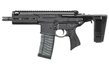 Sig Sauer MCX Rattler 300 Blackout 5.5in Pistol with 3-Position Brace, M-LOK Handguard, 30rd - Black