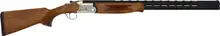 Tristar Trinity 33108 Over/Under Shotgun, 20 Gauge, 28" Barrel, 3" Chamber, Turkish Walnut Stock, 2 Rounds, 5 Choke Tubes, Silver Engraved with 24K Gold Inlay
