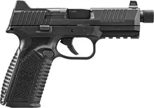 FN 510 Tactical 10MM 4.7" Barrel Black Pistol with Suppressor Height Night Sights - 10 Rounds Capacity