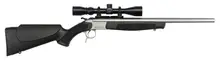 CVA Scout V2 Compact Takedown 350 Legend Single Shot Rifle with 20" Stainless Steel Fluted Barrel, Black Synthetic Furniture, and 3-9x40mm Konus Pro Scope
