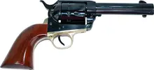 Cimarron Firearms Pistolero .22LR, 4.75" Barrel, 10-Rounds, Blued/Brass, Walnut Grip