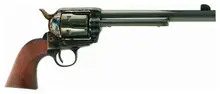 Cimarron Frontier .45LC 7.5" 6-Round Revolver - Case Hardened/Blued Walnut