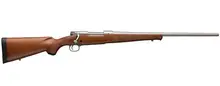 Winchester Model 70 Featherweight 7mm-08 Rem 535234218, 22" Satin Walnut Matte Stainless, Right Hand
