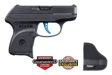 Ruger LCP .380ACP DAO Pistol with Custom Blue Trigger 3760