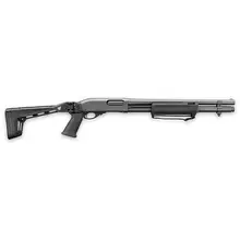 Remington 870 Tactical Side Folder, 12 Gauge, 18" Barrel, 6-Round, Black Synthetic