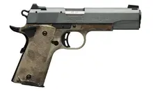 Browning 1911-22 Black Label Speed 22 LR 4.25" 10+1 A-TACS AU Textured Grip - Gray Anodized #051873490