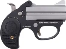 Bond Arms Stinger 22LR 3" Stainless Break Action Pistol with Alum Frame and Plastic Grip - 2 Rounds