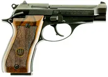 Beretta 87 Cheetah 22LR Pistol, 3.8in 7RD, Black with Blue Wood - J87B210