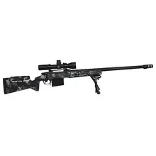 CZUSA 550 Magnum H.E.T. II .338 Lapua 5RD 26in Tactical Black Camo Rifle 04370