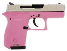 Diamondback Firearms DB9 9MM 3" EXO Pistol with Adjustable Sight, Pink