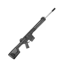 LWRC REPR MKII 7.62MM NATO 20" Stainless Steel/Black Rifle with Fluted Barrel, Skirmish Sights, 10RD Mag - CA Compliant