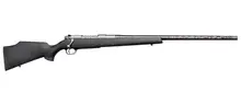 Weatherby Mark V CarbonMark 300 WBY, 26" Tungsten Gray Cerakote, Black Fixed Monte Carlo Stock, Right Hand - MCMM653WR8B