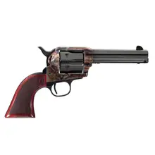 TAYLORS & COMPANY SMOKE WAGON .45LC 3.5IN 6RD REVOLVER WITH CHECKERED WALNUT GRIPS (550817)
