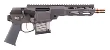 Q Mini Fix 300 Blackout Bolt Action Pistol, 8" Barrel, Grey with Side-Folding Stock
