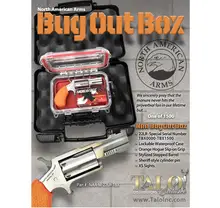 North American Arms 22LR Bug Out Box Revolver SS XS Sight