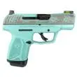 Ruger Max-9 Pro 9mm Handgun with Tiffany Frame/Rose Slide, 12-Round Magazines, 3.2" Barrel, Optic Ready