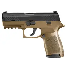 Sig Sauer P320 Compact .45 ACP 3.9in Flat Dark Earth Pistol - 9+1 Rounds
