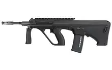 Steyr AUG A3 M1 5.56 NATO 16" Semi-Automatic with Extended Rail, Black Fixed Bullpup Synthetic Stock, 30 Round Capacity