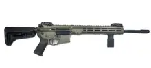 Maxim Defense MD15L AR Rifle - 5.56 NATO, 16" Spiral Fluted Barrel, Bazooka Green, Blackout Defense Trigger, Radian Charging Handle