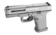 Lone Wolf Distributors LTD19 V2 9MM Pistol with Silver Slide and Gray Frame
