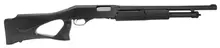 Stevens 320 Security 12 Gauge Pump Action Shotgun with 18.5" Barrel, Thumbhole Stock, and Bead Sight - Matte Black Finish (Model: 23246)