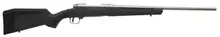 Savage Arms 110 Storm Left-Handed Bolt Action Rifle, .308 Win, 22" Barrel, 4-Round, Matte Stainless Finish, Grey Synthetic AccuFit Stock - Model 57089