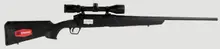Savage Axis II XP 7MM-08 Remington Bolt Action Rifle with 22" Matte Black Barrel, 4 Rounds, and Bushnell 3-9x40mm Scope - Model 57094