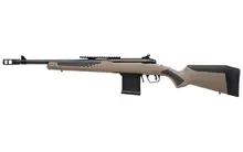 Savage Arms 110 Scout Bolt Action Rifle, .450 Bushmaster, 16.5" Barrel, 10+1 Rounds, AccuFit Stock, Matte Black/FDE Finish