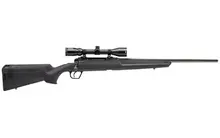 Savage Arms Axis XP Compact 7MM-08 Remington, 20" Barrel, 4-Round, Bolt Action Rifle with Weaver 3-9x40 Scope, Synthetic Stock, Matte Black Finish