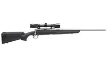 Savage Arms 57291 Axis XP Stainless Bolt Action Rifle .308 Win, 22" Barrel, 4+1 Rounds, with Weaver 3-9x40mm Scope, Black Synthetic Stock