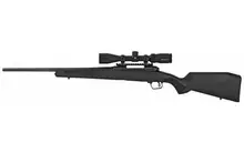 Savage 110 Apex Hunter XP 7mm-08 Bolt Action Rifle with Vortex Crossfire II 3-9x40mm Scope, 20" Barrel, 4 Rounds, Matte Black Finish