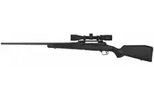 Savage Arms 110 Apex Hunter XP 300 Win Mag 24" Bolt Action Rifle with Vortex Crossfire II 3-9x40mm Scope and Synthetic Stock - Matte Black