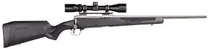 Savage Arms 110 Apex Storm XP 204 Ruger Bolt Action Rifle with Vortex Crossfire II 3-9x40 Scope, Stainless Steel, 20-Inch Barrel, 4 Rounds
