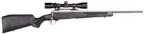 Savage Arms 110 Apex Storm XP 7MM-08 Rem 20in Stainless Bolt Action Rifle with Vortex Crossfire II 3-9x40 Scope (57345)