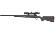 Savage Arms Axis II XP 350 Legend Bolt Action Rifle, 18" Barrel, 4+1 Rounds, Black Synthetic Stock with Bushnell 3-9x40mm Scope - Matte Black Finish (57539)
