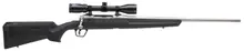 Savage Arms Axis II XP 350 Legend 18" Stainless Bolt Action Rifle with 4 Rounds and Bushnell 3-9x40mm Scope - Matte Black Finish