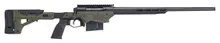 Savage Arms Axis II Precision .243 Win Bolt Action Rifle with 22" Barrel, 10-Round Magazine, MDT Aluminum Chassis, OD Green/Black - Model 57550