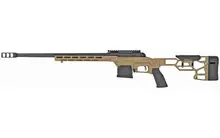 Savage Arms 110 Precision Bolt Action Rifle, .308 Winchester, 20" Threaded Heavy Barrel, Flat Dark Earth, MDT LSS XL Chassis, 10 Rounds, Includes 1 AICS Magazine and 20 MOA 1 Piece EGW Rail