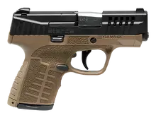 Savage Arms Stance MC9 9mm FDE Semi-Auto Pistol, 3.2" Stainless Steel Barrel, 8-Rounds, No Safety, 3-Dot Sights
