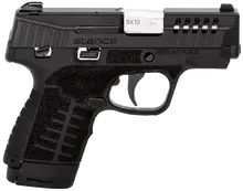 Savage Arms Stance MC9MS 9mm, 3.2" Barrel, Black, Manual Safety, Tritium Night Sights, 10-Rounds Pistol