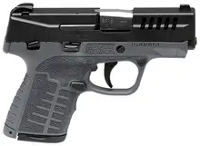 Savage Arms Stance MC9MS 9MM, 3.2" Barrel, Black/Gray, 3 Dot Sights, Manual Safety, 10 Rounds
