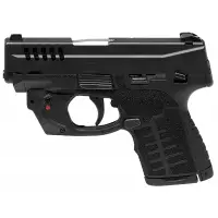 Savage Arms Stance MC9MS 9mm, 3.2" Barrel, Black, with Viridian Laser, Manual Safety, 10+1 Rounds