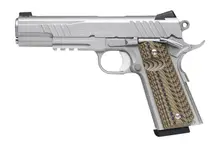 Savage Arms 1911 Government .45 ACP Stainless Steel Pistol with Rail, 5" Barrel, 8-Round Capacity