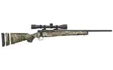 Mossberg Patriot Super Bantam 6.5 Creedmoor 20" Bolt Action Rifle with 5+1 Capacity, Fluted Barrel, 3-9x40mm Scope, and TrueTimber Strata Synthetic Stock
