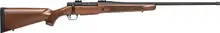 Mossberg Patriot 7mm Rem Mag Bolt Action Rifle with 24" Fluted Threaded Barrel, Walnut Stock, and Matte Blued Finish - 3+1 Rounds