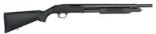 Mossberg 500 12GA 18.5" Barrel with Heat Shield, Black Synthetic, 5RD
