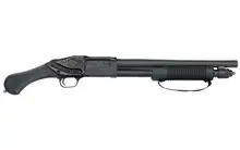 Mossberg 590 Shockwave 12 Gauge Pump-Action Shotgun with 14.375" Barrel, 5+1 Rounds, Raptor Grip, Crimson Trace Laser Saddle, Blued Finish - 50638