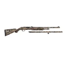 Mossberg 500 Combo Field/Deer 20 Gauge Pump-Action Shotgun with 26" Vent Rib and 24" Rifled Barrels, Synthetic Mossy Oak Break-Up Country Stock - Model 54183