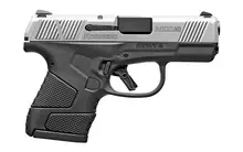 Mossberg MC1SC 9mm Luger, 3.4" Barrel, Two-Tone, Matte Black, Manual Safety, 6+1 & 7+1 Rounds, Black Polymer Grip